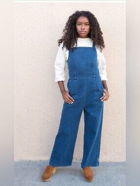 LOUP Brenda Square Neck Wide Leg Jumpsuit Y